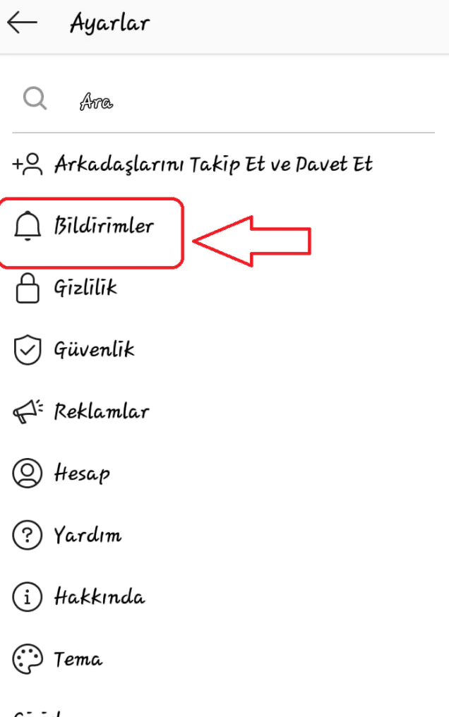 instagramda istenmeyen bildirimleri