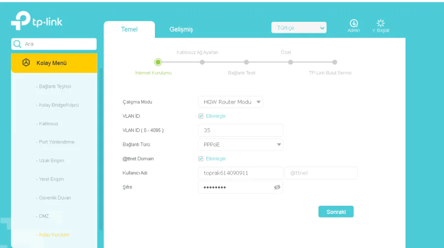 TP-Link EX520 Modem Kurulumu Nasıl Yapılır