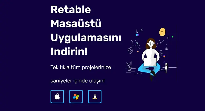 retable masaüstü uygulaması
