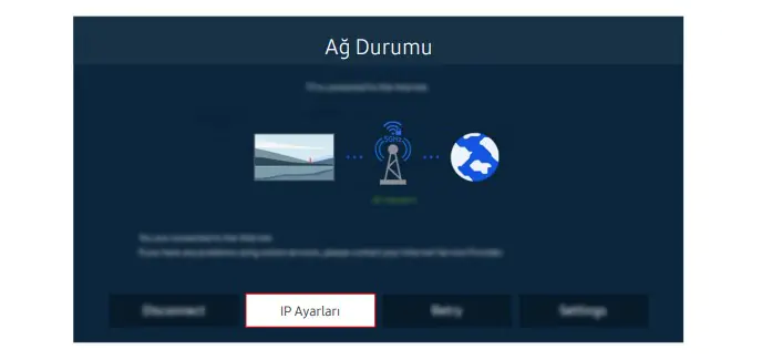 Samsung akıllı tv kablosuz