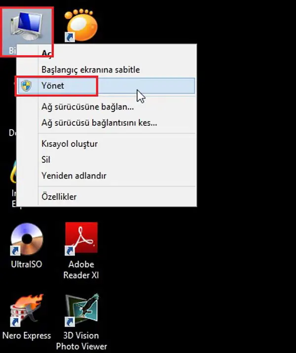 Sürücü Harfi Değiştirme