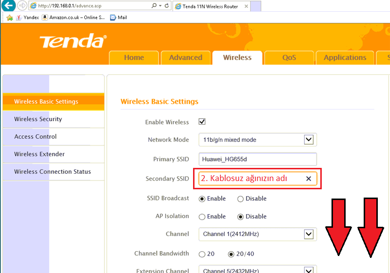 Tenda FH305 Access Point Kurulumu