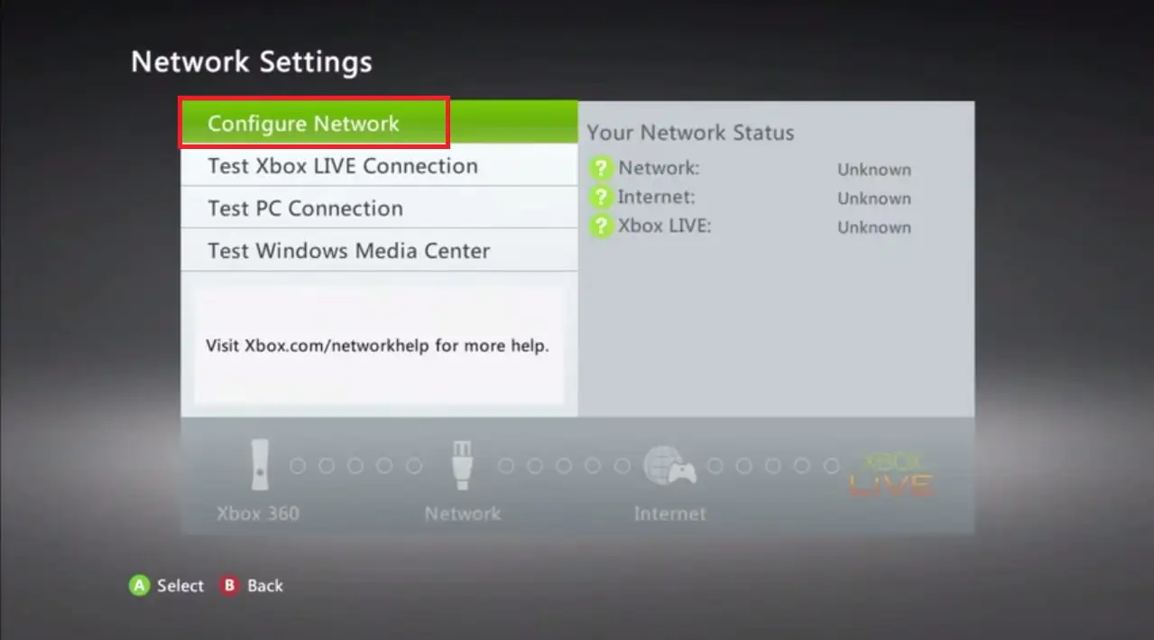 XboxLive Bağlantı ayarları