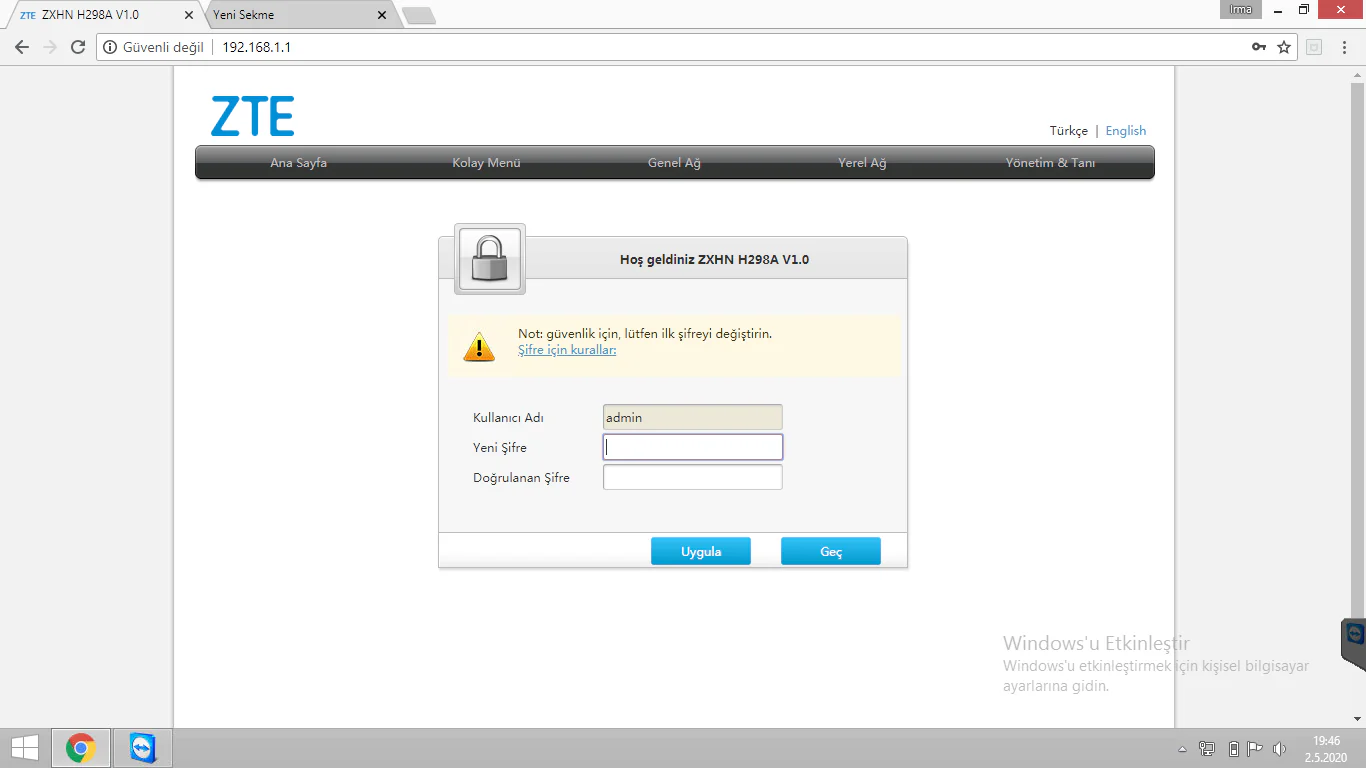 Zte 298a Modemde Mac Filtreleme