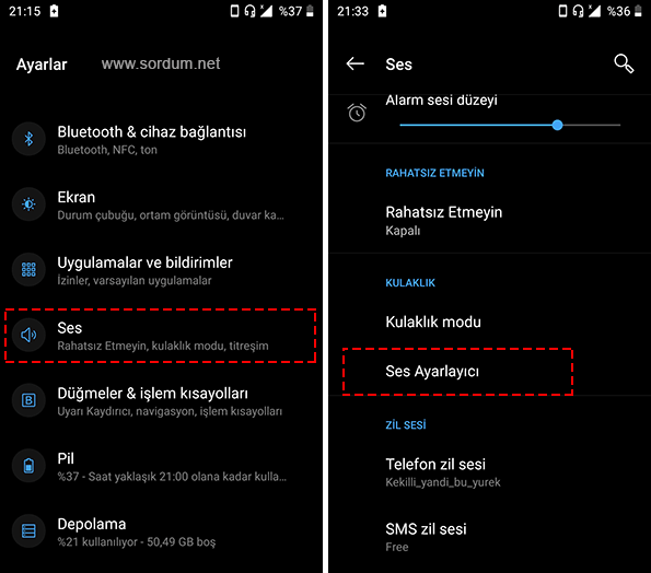 Ses Ekolayzerini Kullanın