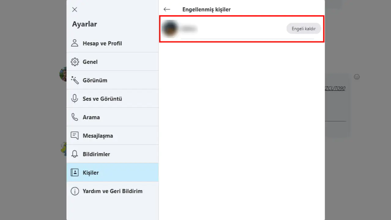 Skype Web üzerinden engellenenler listesini görüntüleme ve düzenleme