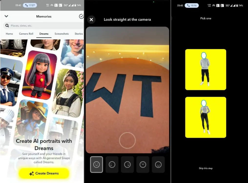 Snapchat Dreams Nasıl Kullanılır