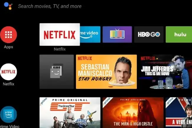 Şimdi ilk olarak Sony Android TV'nizi açın ve ana ekrandaki Uygulamalar simgesine dokunun.