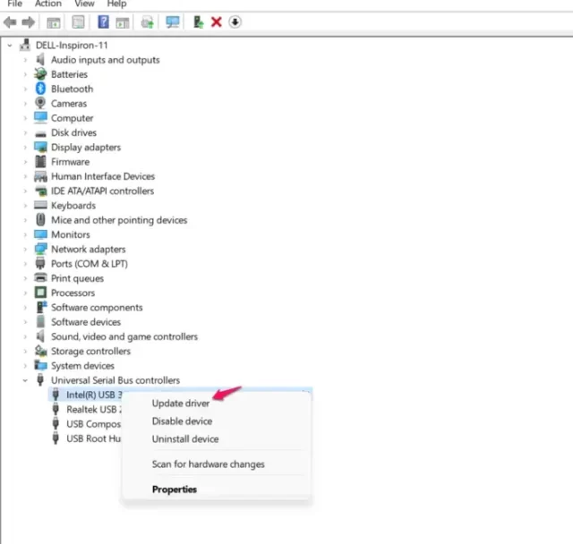 USB-C Şarj Sorunu Sürücü Sorunları Görseli