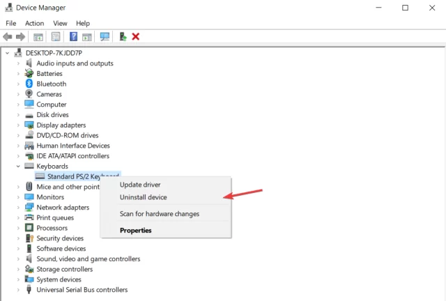 Sürücüleri Güncelleyin