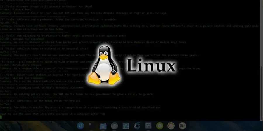 Linux Komut Satırını Kullanarak İnternete Bağlanma