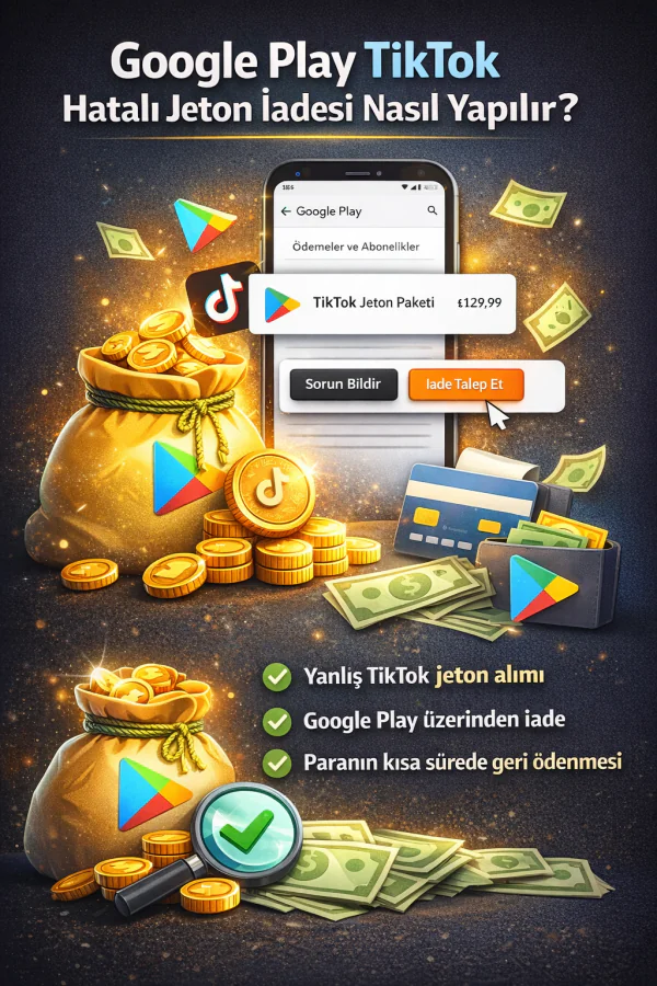 Tiktok jeton iadesi nasıl yapılır