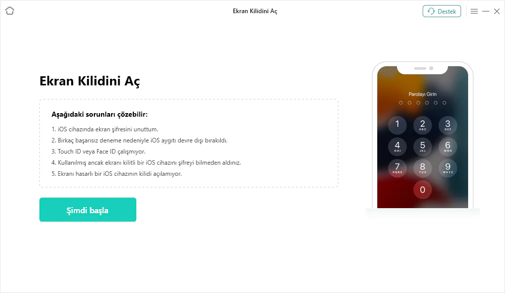 iPad'i Parola Olmadan Sıfırlama