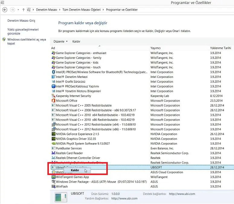 Uplay Launcher Sorunu