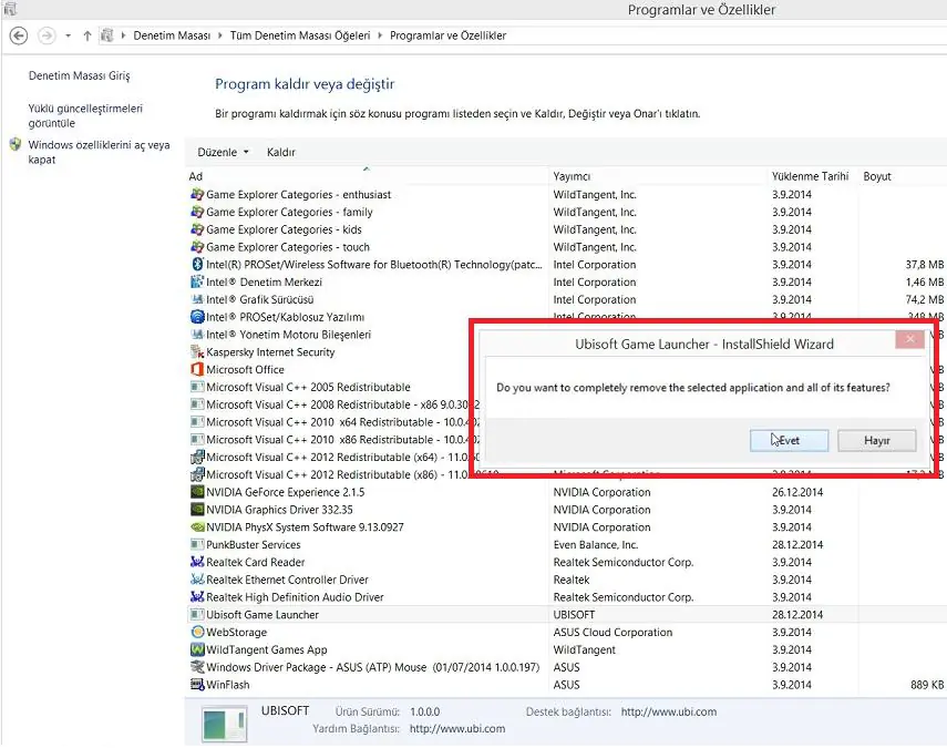 Uplay Launcher Sorunu