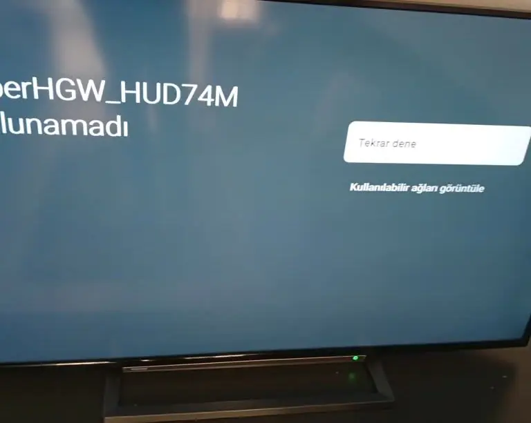 Toshiba TV wifi bağlantı sorunu nasıl çözerim