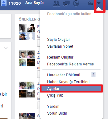 Facebook duvarı