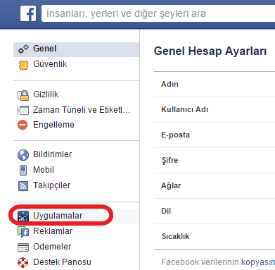 Facebook duvarı