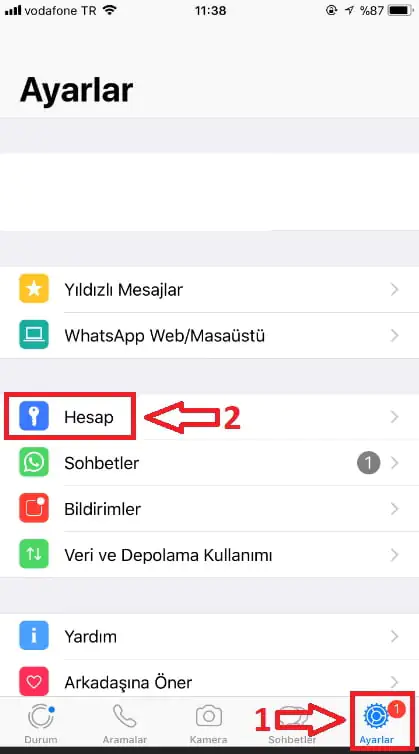 WhatsApp’tan, Hesap Bilgileri Nasıl İstenilir?