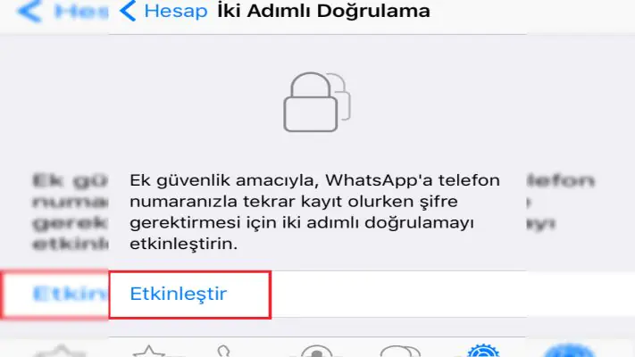 İki Adımlı Doğrulama