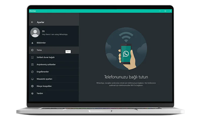 WhatsApp'ı Windows'a kurma