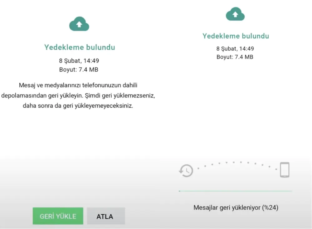 Android'de Silinen Kısa Mesajları Alma