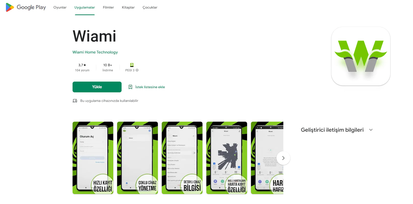 wiami fx7 robot supurge kurulumu