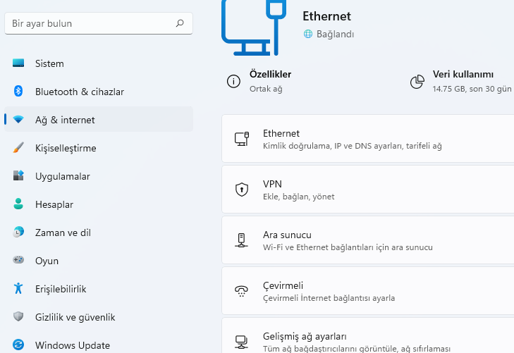 Windows 11'de Ağ Ayarları Nasıl Sıfırlanır?