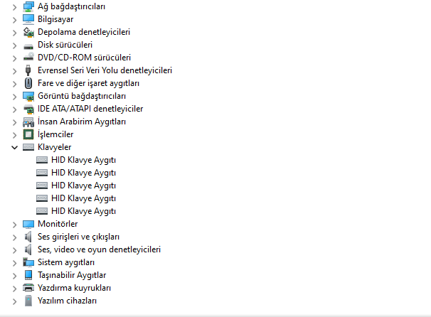 Bilgisayar Klavyesini Devre Dışı Bırakma