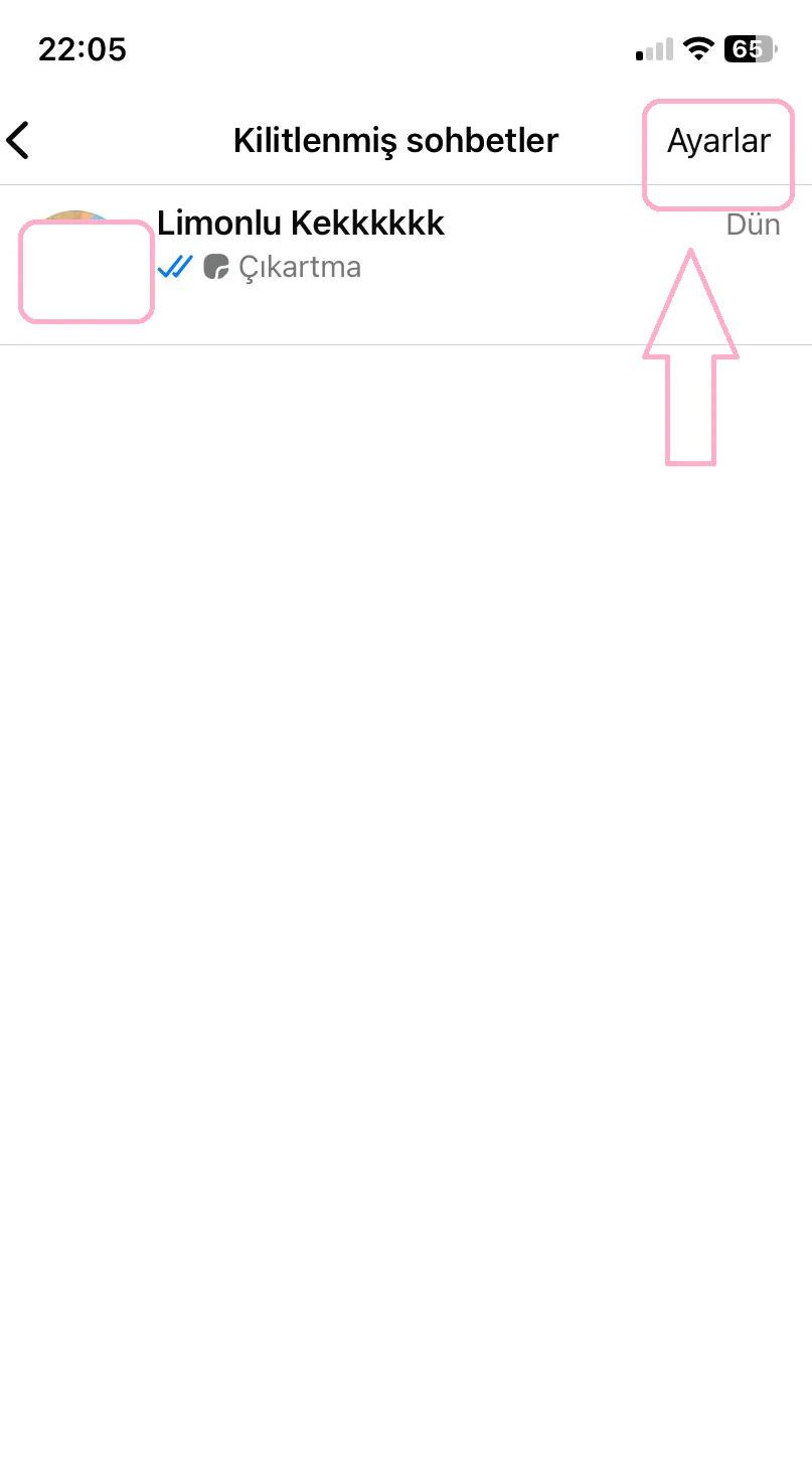 WhatsApp Kilitlenmiş Sohbetleri Gizleme