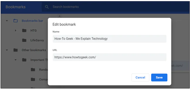 Bilgisayarda Google Chrome Yer İmleri Oluşturma, Görüntüleme ve Düzenleme