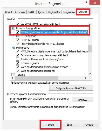 Youtube Yeşil Ekran Sorunu için çözüm
