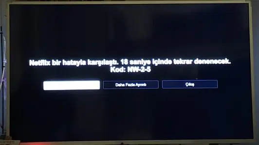 Toshiba TV Netflix Açılmıyor çözümü nedir