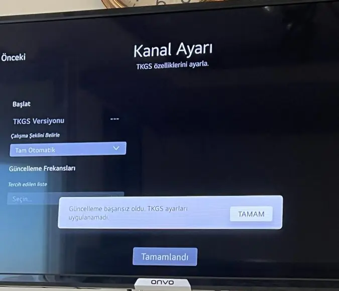 Onvo TV Kanal Tarama Nasıl Yapılır çözüm adımları nelerdir