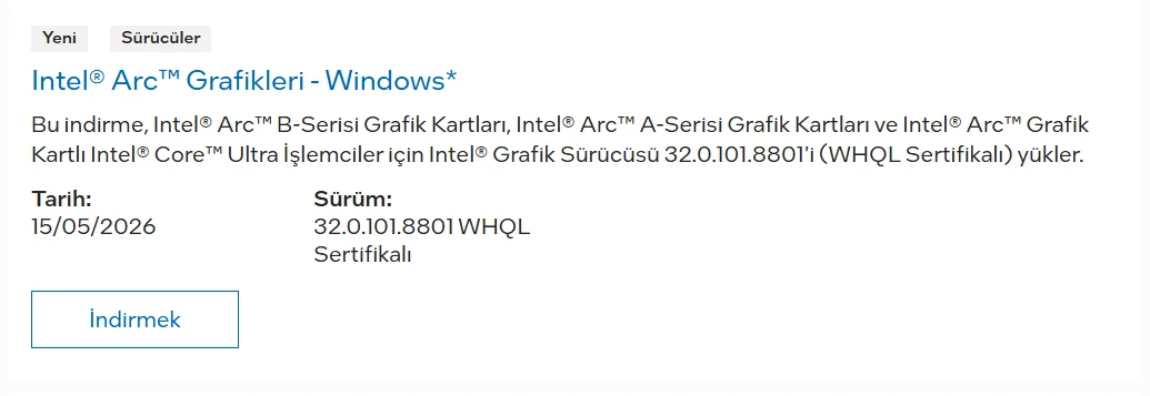 Intel Arc DX12 Sorunu Nasıl Düzeltilir?
