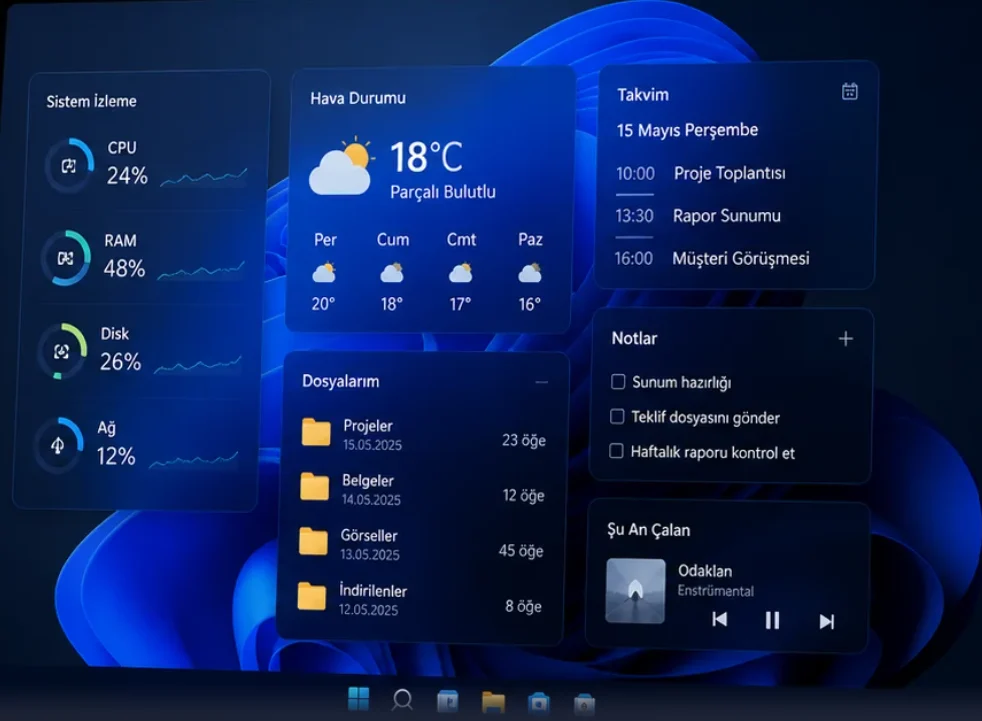 Windows 11 Widget Paneli Görünmüyor Sorunu