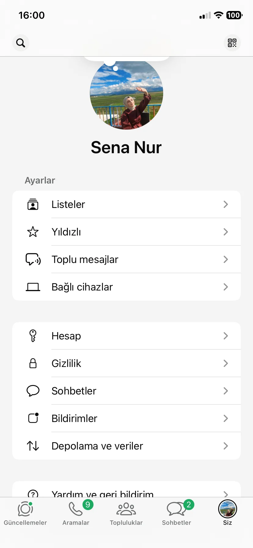 WhatsApp katı hesap ayarı WhatsApp katı hesap ayarı