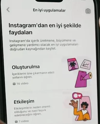 Instagram istatistikler üzerinden Reels paylaşma