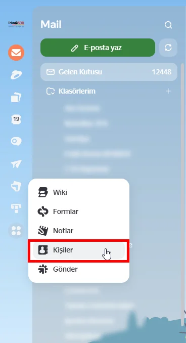 Yandex Mail Kişileri Outlook'a Aktarma