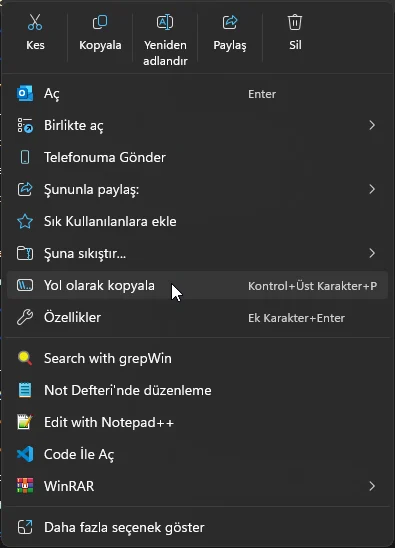 Yandex Mail Kişileri Outlook'a Aktarma