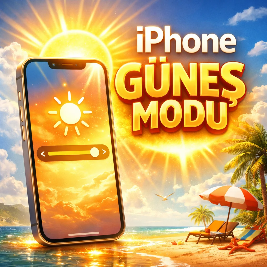 Güneş modu iPhone'da nasıl etkinleştirilir?