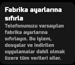 Famili link üzerinden cihaz sıfırlama Famili link üzerinden cihaz sıfırlama