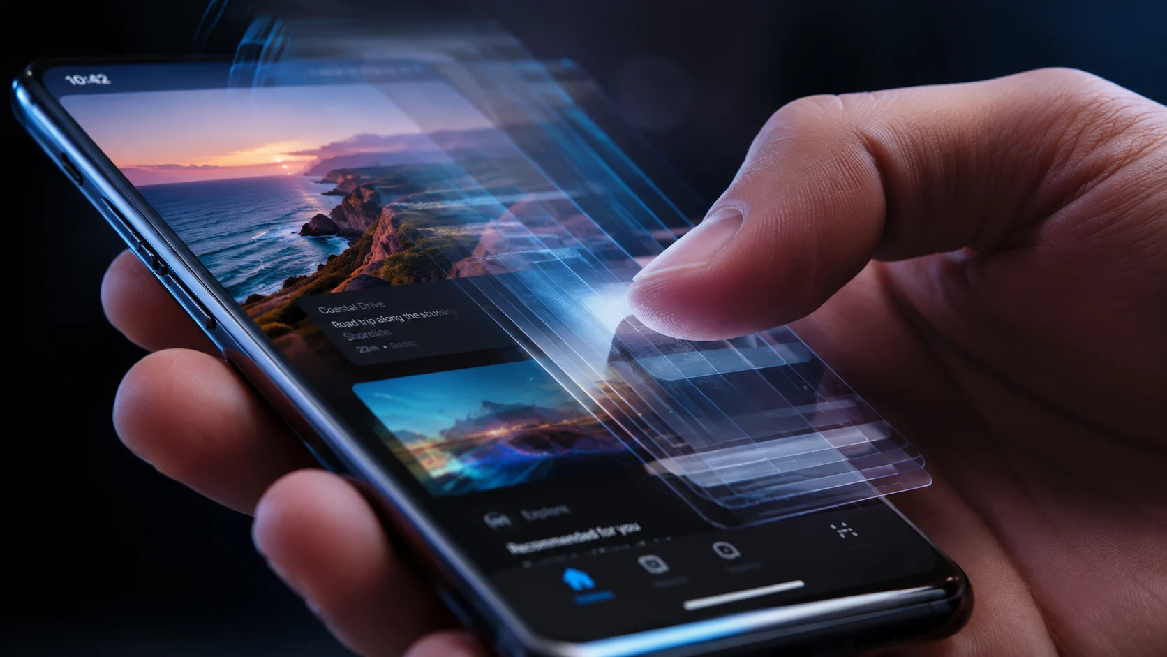 144Hz ekranlı telefonlar, takılmalı görüntü ile akıcı hareket farkını gösteriyor.