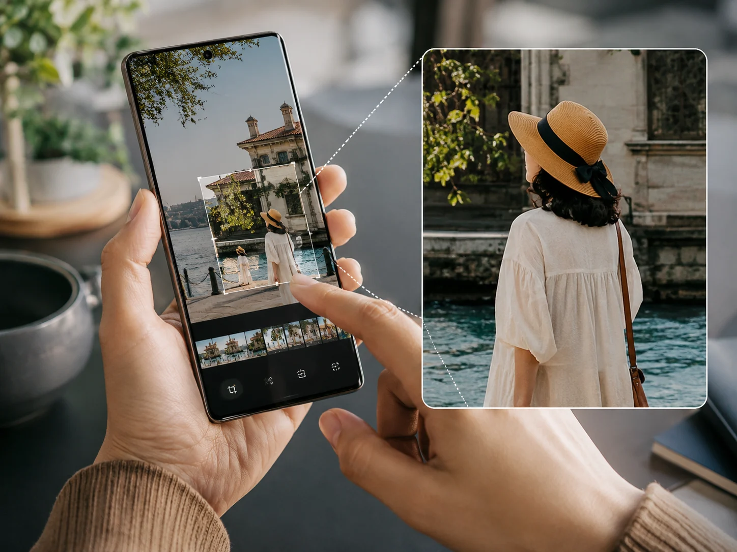 Android telefonlarda 200 MP kamera, fotoğraf kırpma sırasında portre detayını koruyor