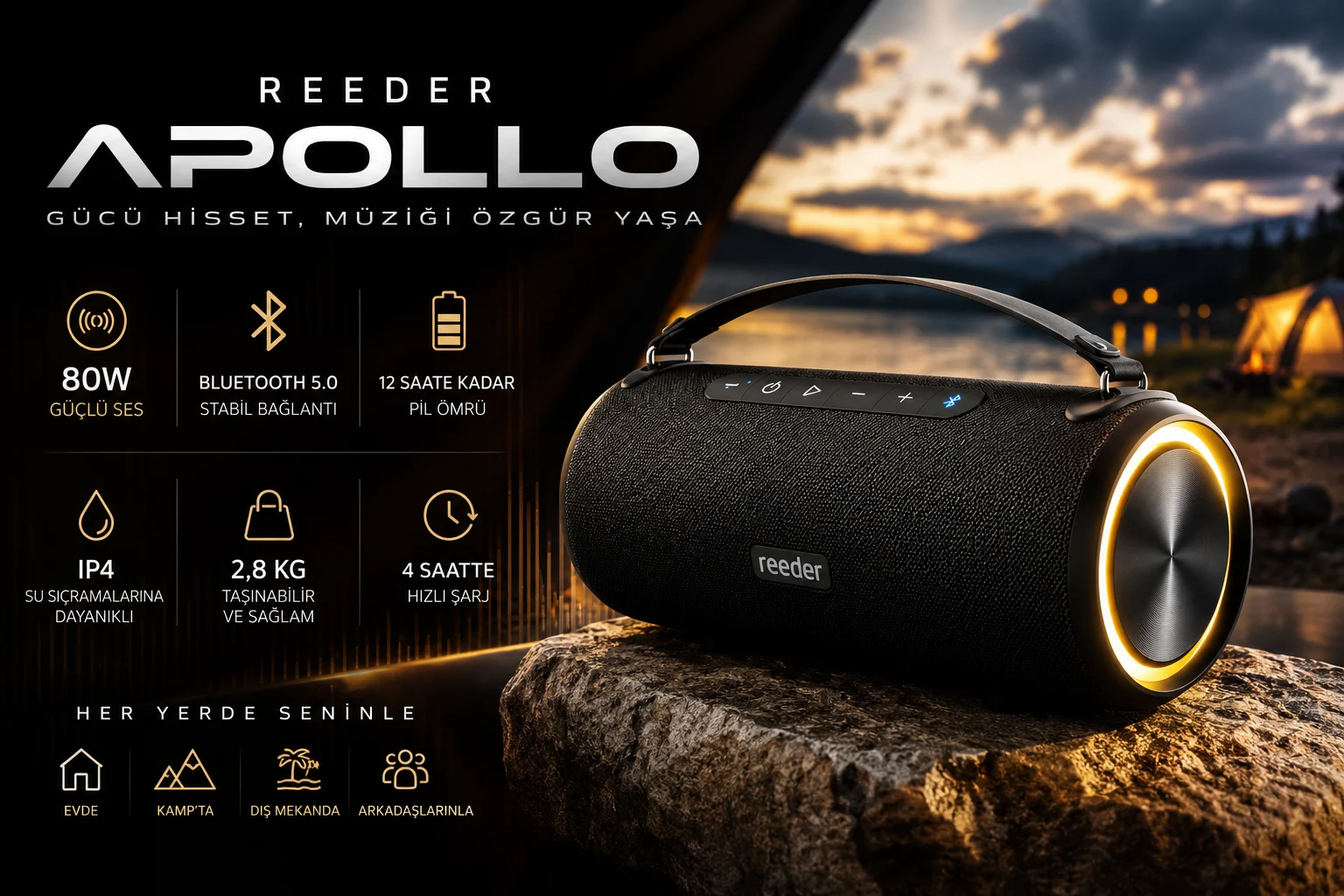 Reeder Apollo Hoparlör Özellikleri
