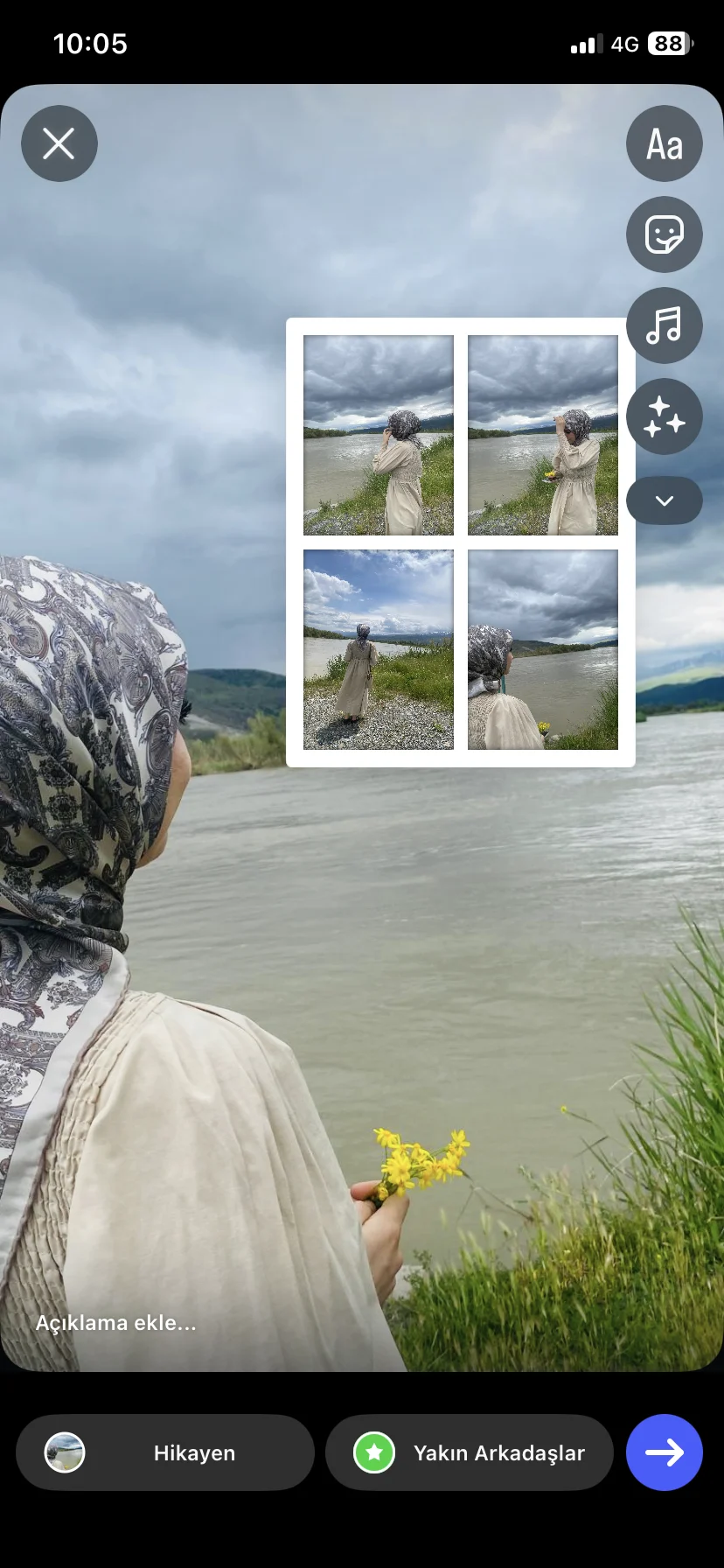 fotoğraf şeridi ekleme