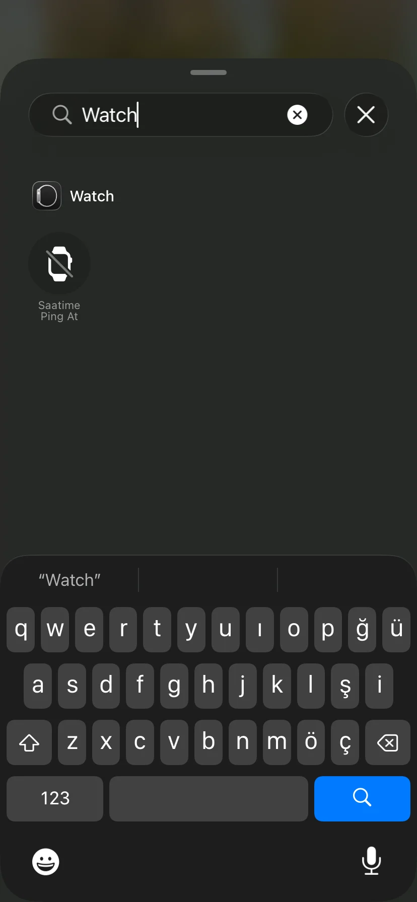 Denetim merkezine Watch ekleme Denetim merkezine Watch ekleme