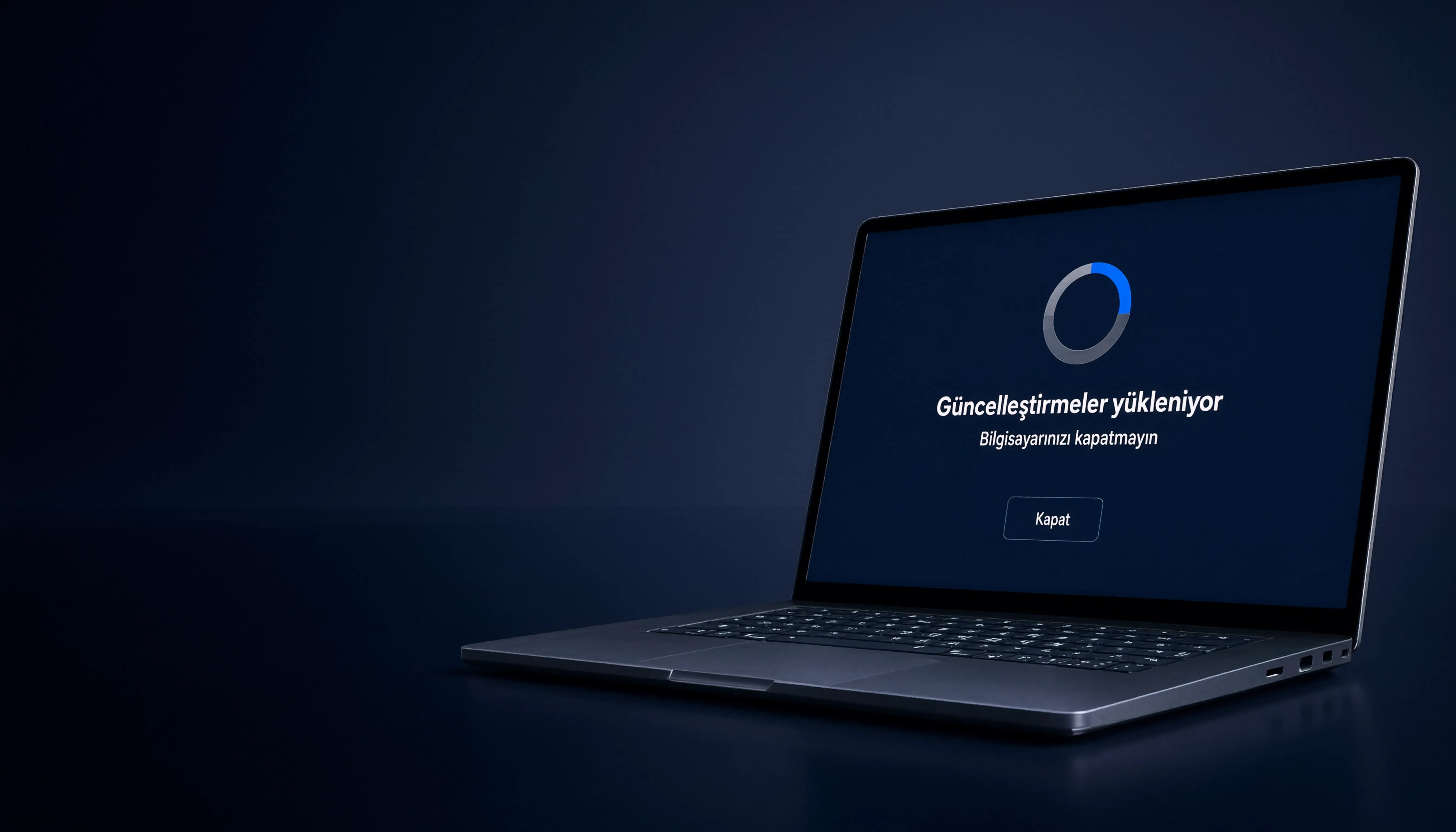 Windows 11 kapanma sorunu yaşanan bir dizüstü bilgisayar ekranında uygulanan üç adımlı çözüm işlemi.