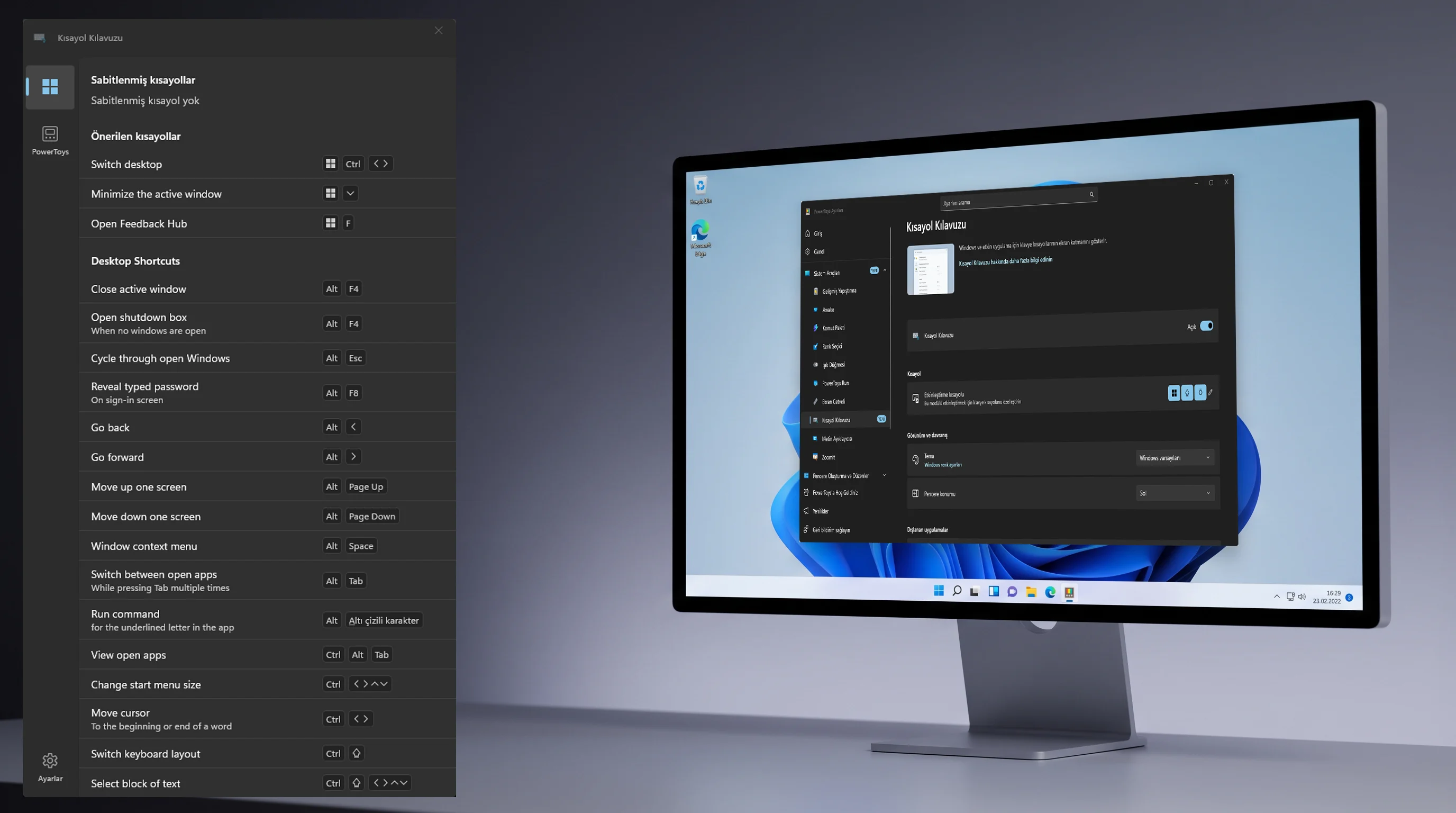 Windows 11 Klavye Kısayolları PowerToys ile 6 Adım