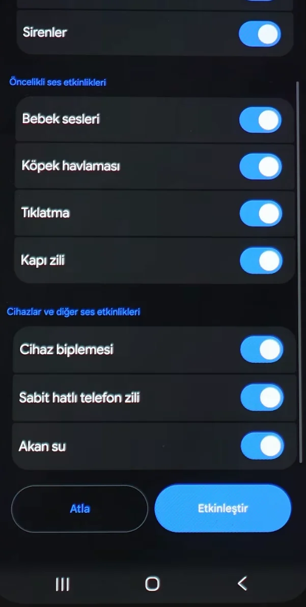 Samsung Telefonda Ses Bildirimlerini Açma Samsung Telefonda Ses Bildirimlerini Açma